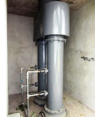 Kiln gas water-bath equipment